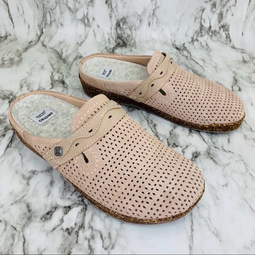 Earth Origins Aurora Jessica Suede Clog 8 wide